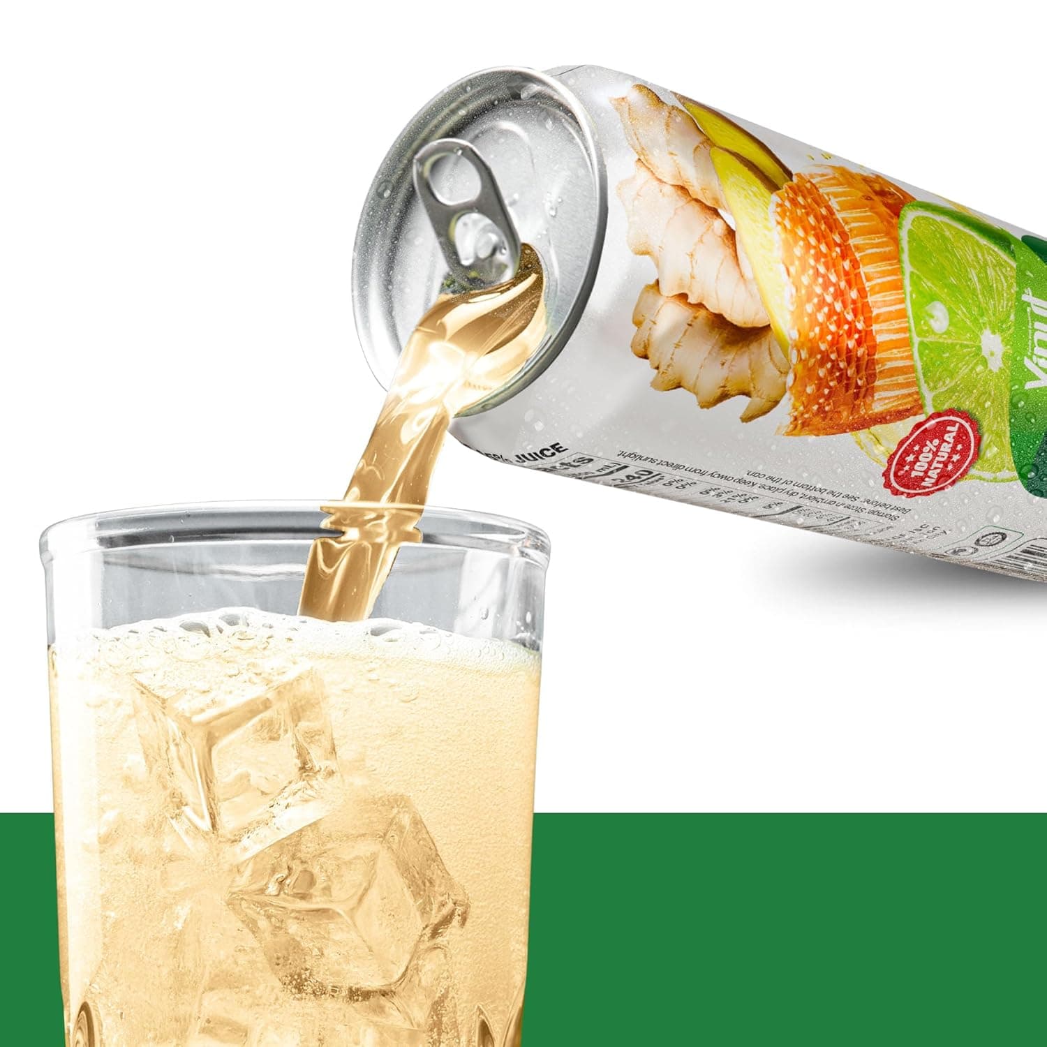 16.9 fl oz VINUT 100% Natural Ginger, Honey, Lime Juice drink - Not from Concentrate thumbnail 3