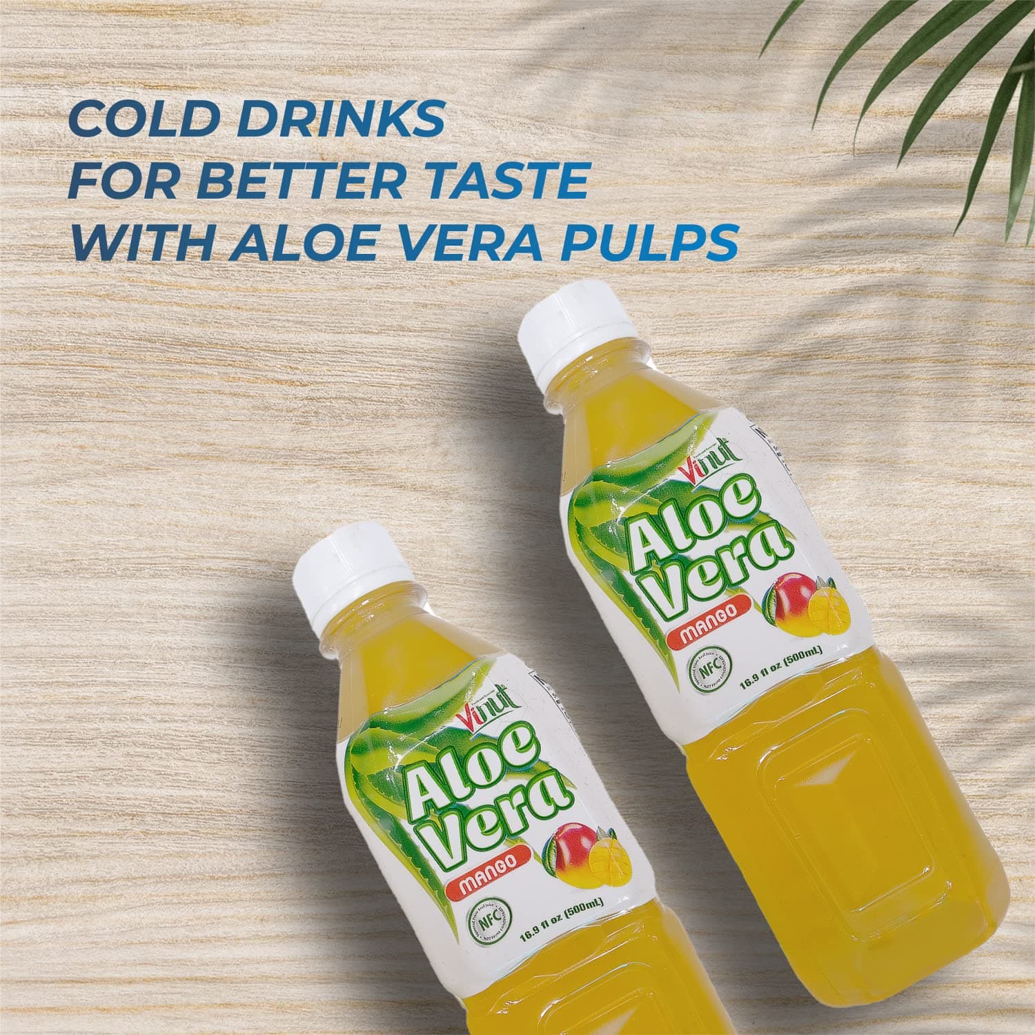 500ml VINUT Aloe Vera drink with Mango flavor thumbnail 4
