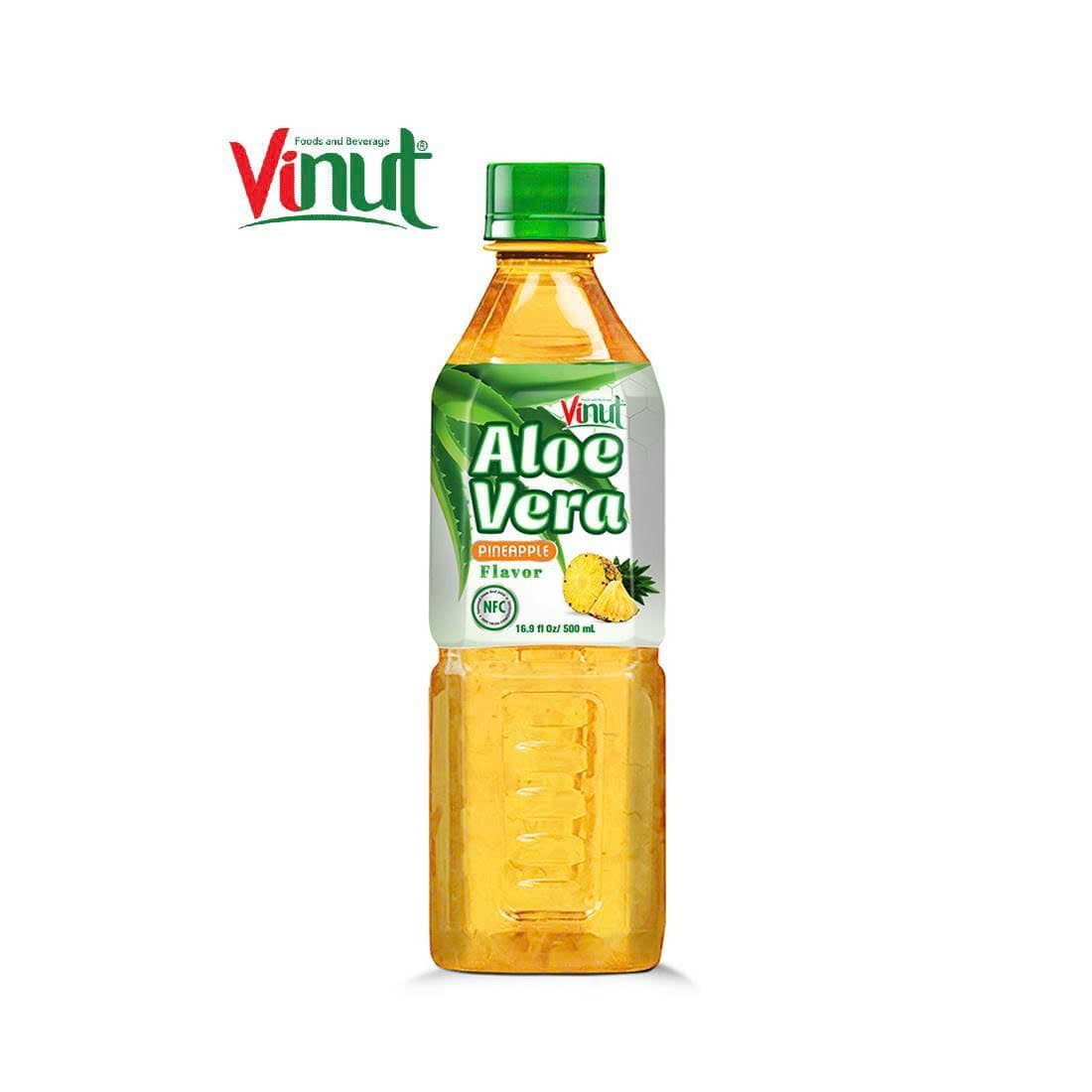 500ml VINUT Aloe Vera drink with Pineapple flavor thumbnail 2