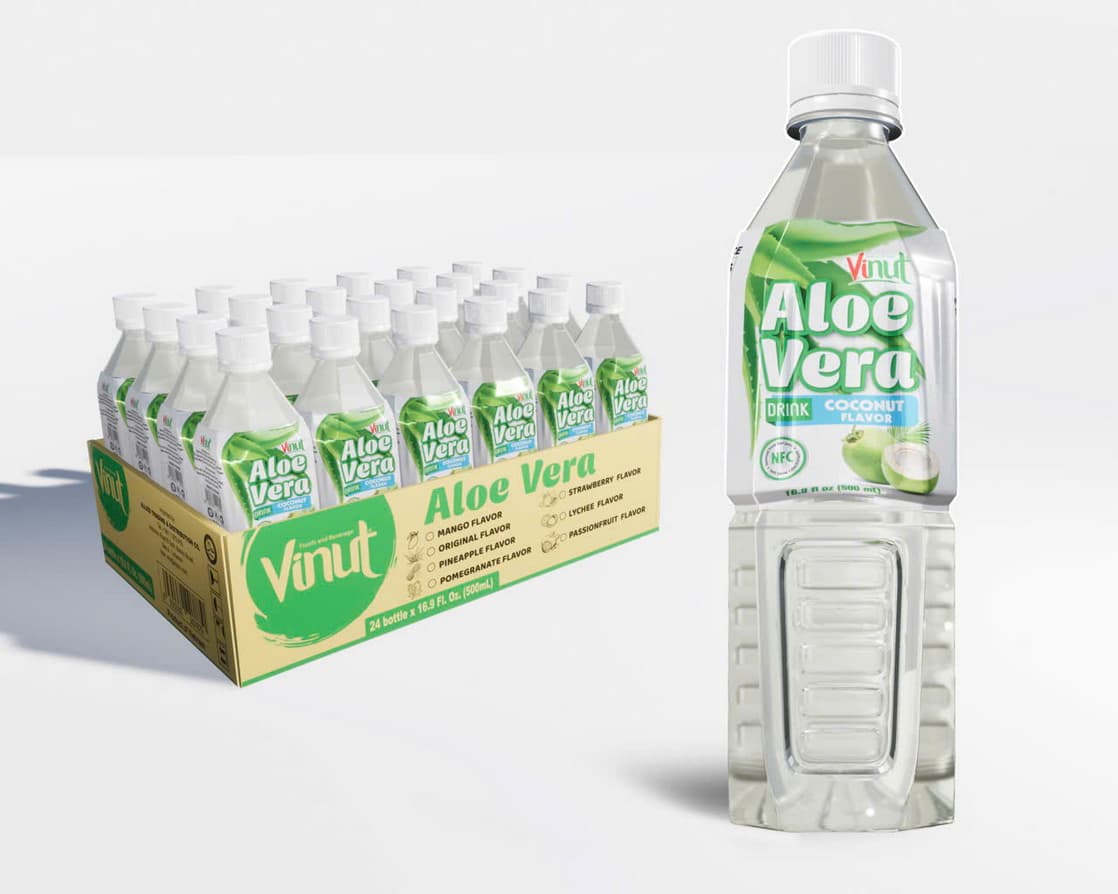 VINUT 코코넛맛 알로에 베라 음료 500ml