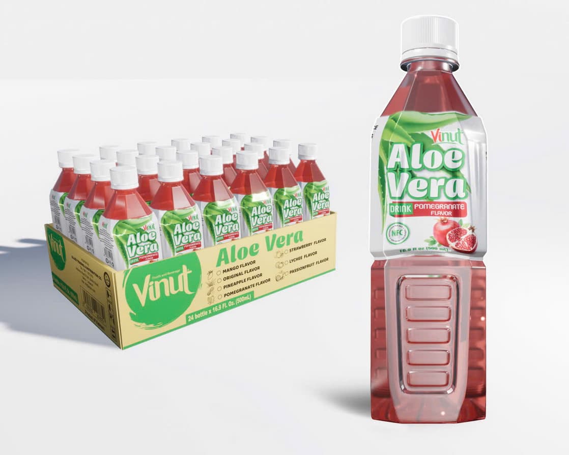 VINUT 알로에 베라 음료 석류 500ml