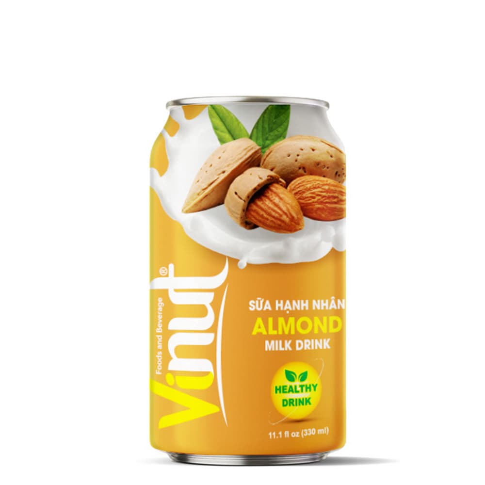 VINUT 건강한 아몬드 밀크 드링크 캔 11.1 fl oz (330 mL)