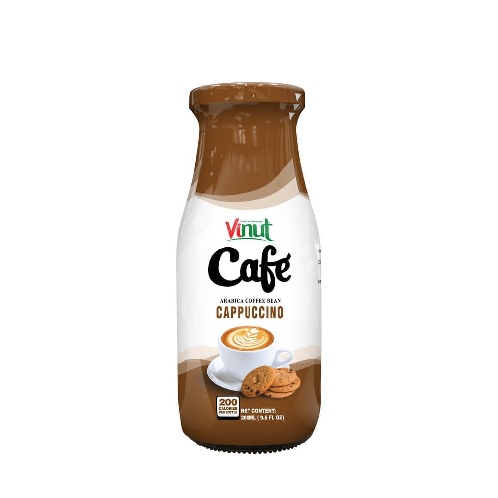 VINUT 카페 카푸치노, 아라비카 원두, 병, 9.5 fl oz 280 mL