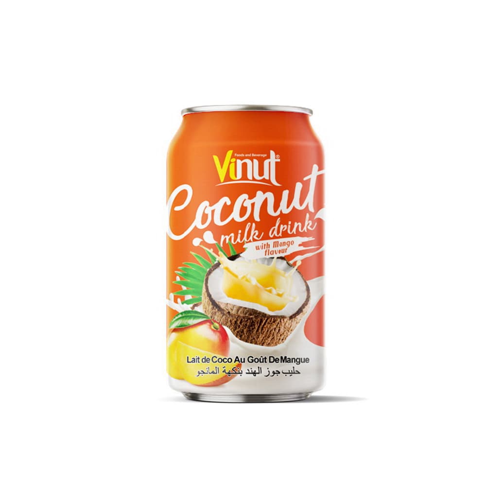VINUT 코코넛 밀크 음료 망고맛 330mL 캔